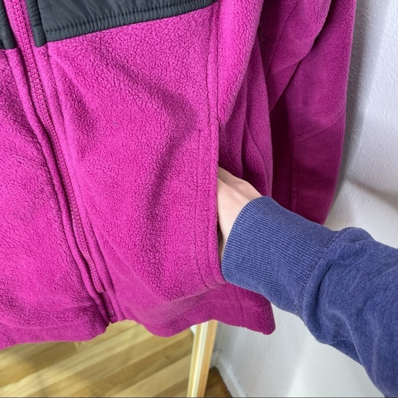 Columbia magenta pink interchange fleece zip up jacket - Picture 2 of 10